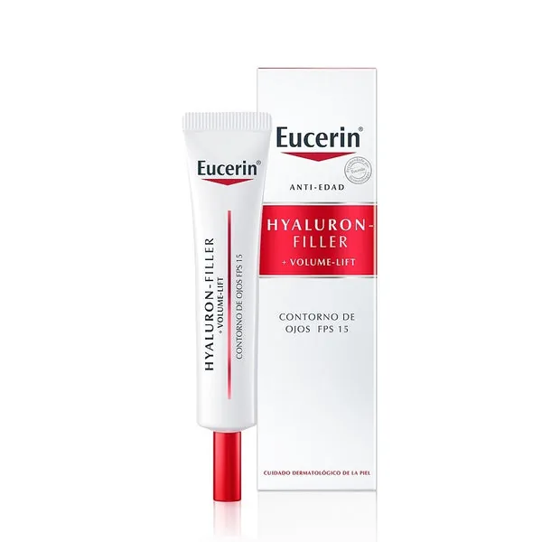 EUCERIN Hyaluron-Filler +Volume-Lift Contorno de Ojos SPF15 (15ml)