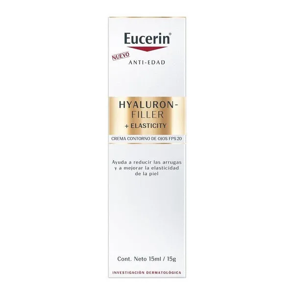 EUCERIN Hyaluron Filler +Elasticity Contorno de Ojos FPS 20 (15ml)
