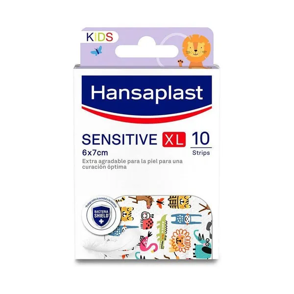 Hansaplast Sensitive XL Kids 10 unidades