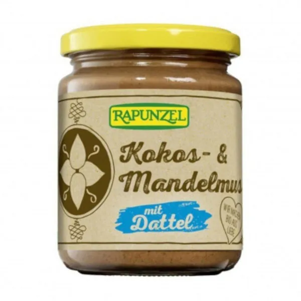 Rapunzel Crema Almendra Coco Dátil 250 g