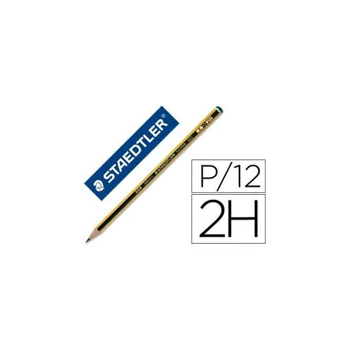 lapices de grafito staedtler noris n4 2h unidad 72 unidades