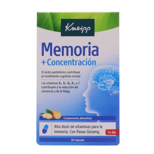KNEIPP Memoria y Concentración 30 Cápsulas
