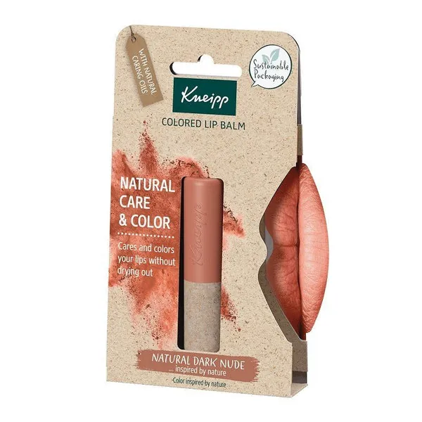 KNEIPP Bálsamo Labial Colored Lip Care Natural Dark Nude