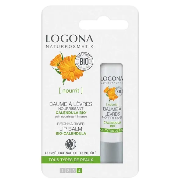Logona Balsamo Labial Nutritivo Calendula 4,5g