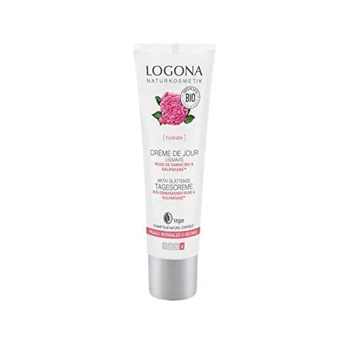 Logona Crema Hidratante Alisadora Rosa Damascena Bio 30 ml