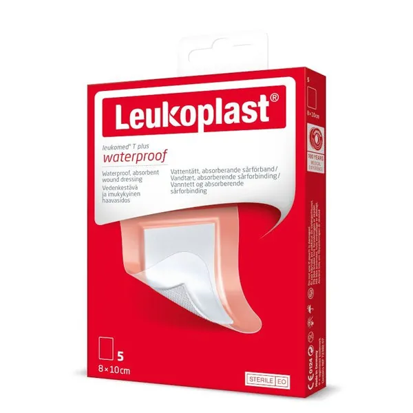 Leukoplast Leukomed T Plus 8 cm x 10 cm 5 unidades