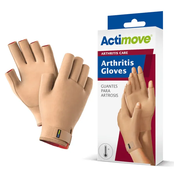 Actimove Artritis Guante Color Beige Talla S 1 unidad