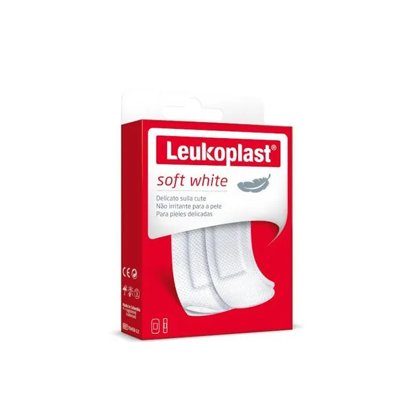 Leukoplast Soft White 19 mm x 72 mm 20 unidades
