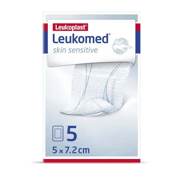 Leukoplast Leukomed Skin Sensitive 5 cm x 7,2 cm 5 unidades