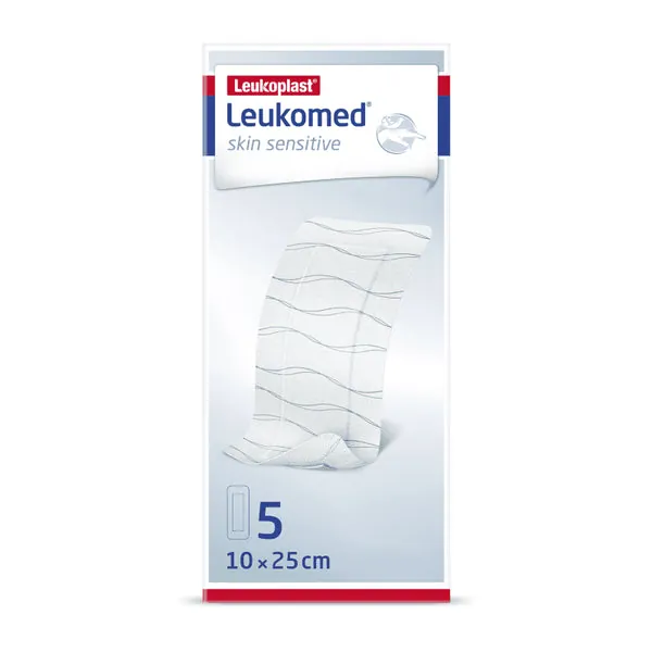 Leukoplast Leukomed Skin Sensitive 10 cm x 25 cm 5 unidades
