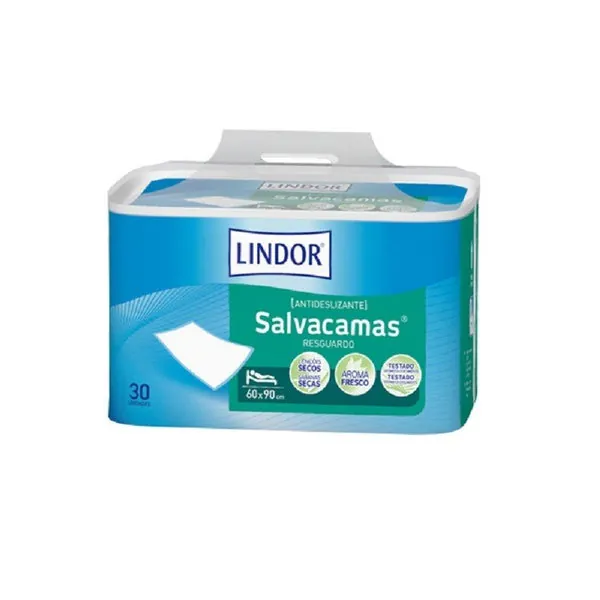LINDOR Salvacamas Empapadores 60x90cm 30 Unidades