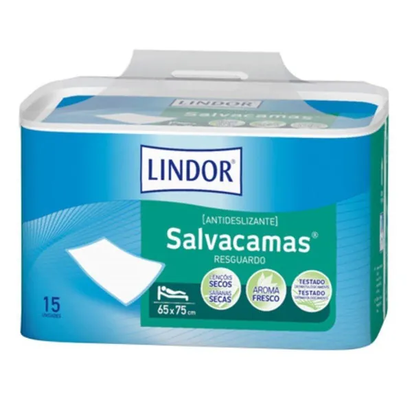 LINDOR Salvacamas Empapadores 65x75 cm 15 Unidades