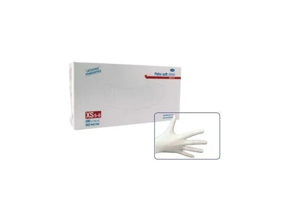 Guantes de Nitrilo Peha-Soft Blanco Talla XS x200 Unidades