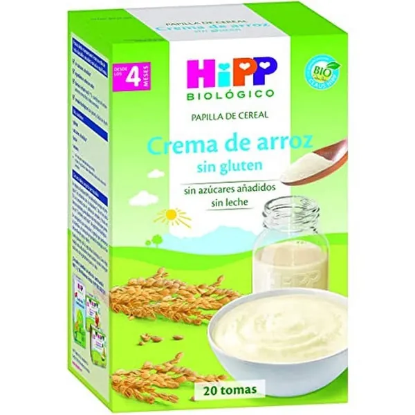 Hipp Crema De Arroz Sin Gluten Bio 400 g
