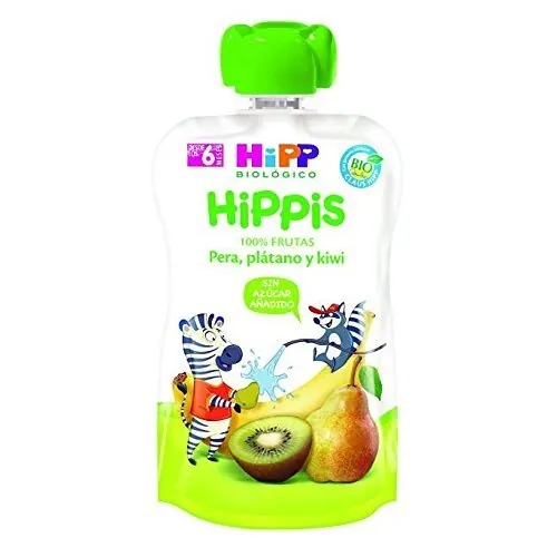 Hipp Pouches De Pera Platano Y Kiwi Bio 100 g