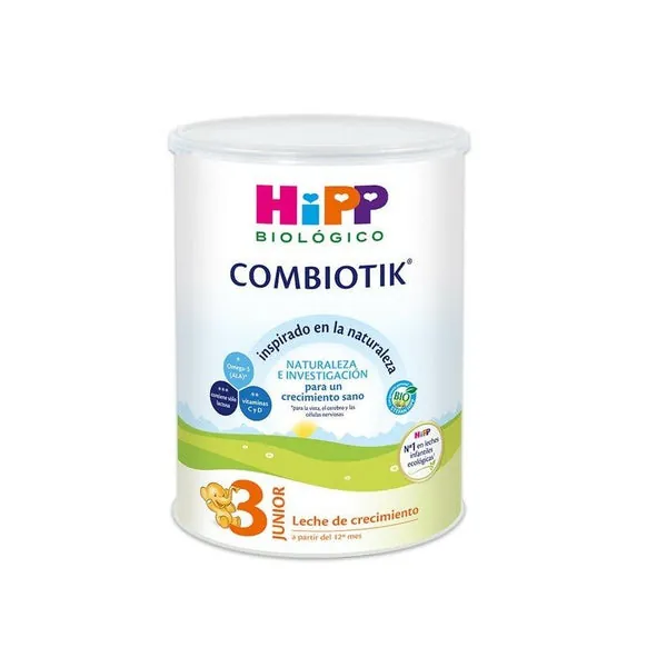 HIPP COMBIOTIK 3 Leche de Crecimiento Ecológica 800gr