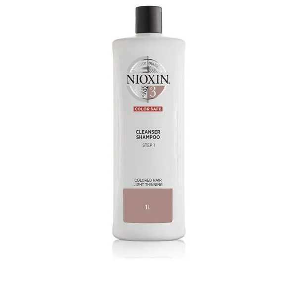 Nioxin Sistema 3 - Champú - Cabello Teñido Ligeramente Debilitado - Paso 1 1000 ml