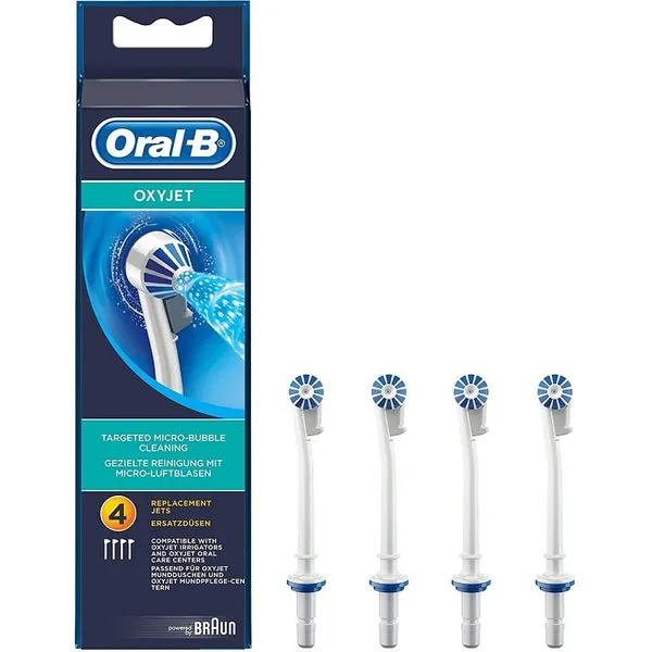 ORAL-B Oxyjet Recambios Irrigador Bucal 4 Cabezales