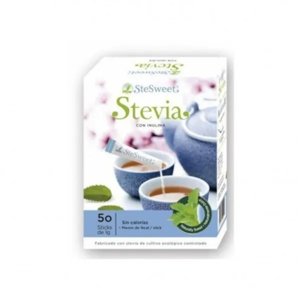 Stevia con Inulina 1g 50 Sticks