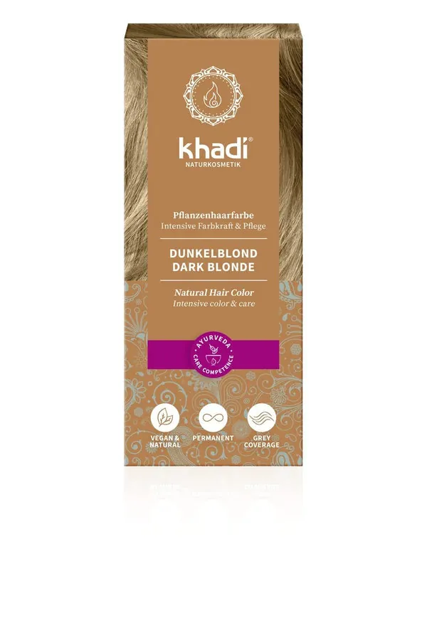 Khadi Herbal Color Rubio Oscuro/Ceniza 100 g