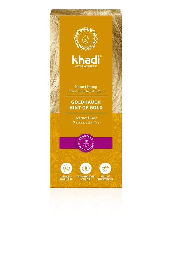 Khadi Herbal Color Rubio Toque Dorado 100g