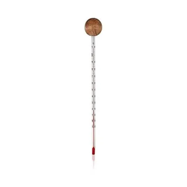 Khadi Termómetro Analógico Cristal Madera Sin Mercurio 1 Unidad