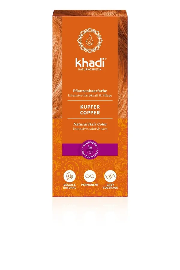 Khadi Herbal Color Cobre Brillante 100 g