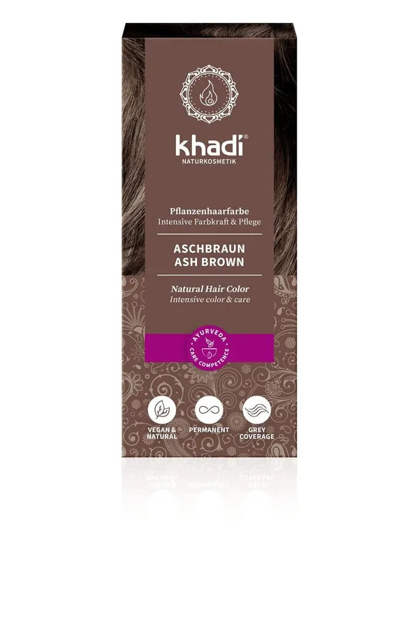 Khadi Herbal Color Castaño Ceniza 100 g