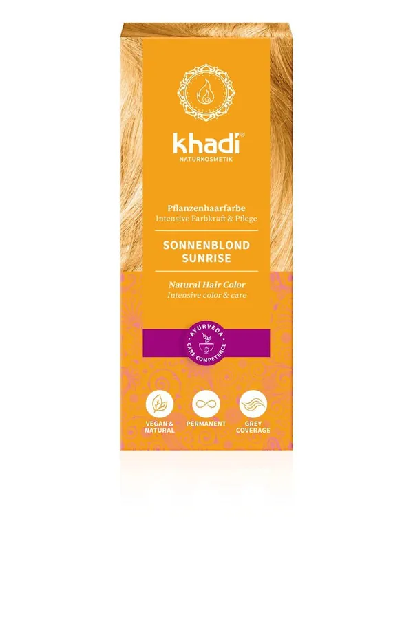 Khadi Herbal Color Rubio Amanecer-Miel 100 g