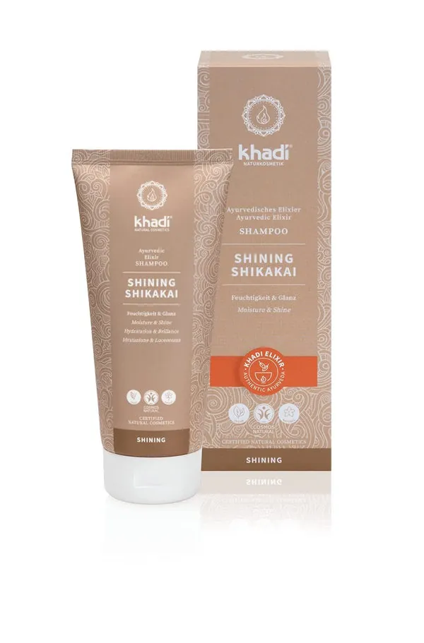 Khadi Champú Shikakai Brillo 200 ml