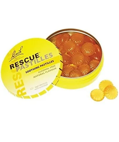 Bach Rescue Pastillas Naranja y Saúco 50g