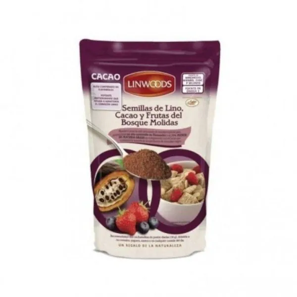 El Granero Integral Semillas de Lino Molido con Cacao y Moras Bio 200 g