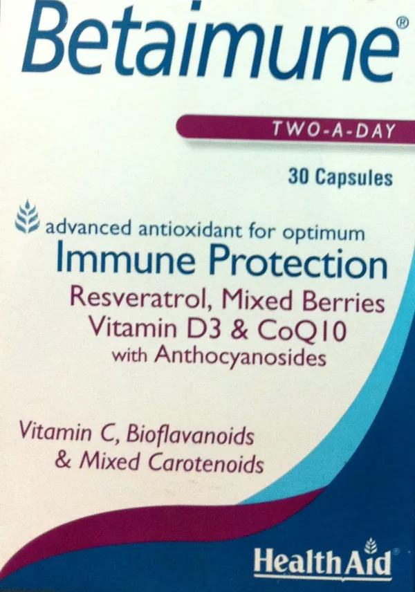 Health Aid Betaimune 30 Cápsulas