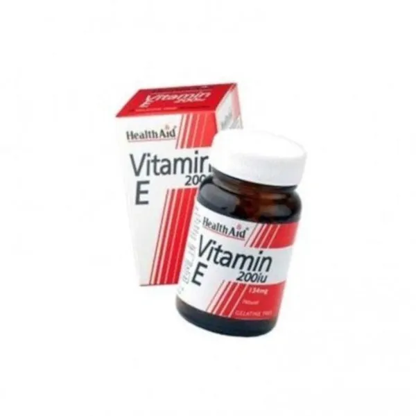 Health Aid Vitamina E Natural 200 UI 60 Cápsulas