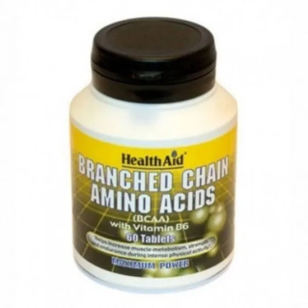 Health Aid BCAA Aminoácidos Ramificados 60 Comprimidos