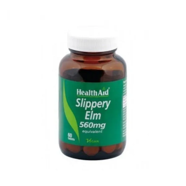 Health Aid Olmo Rojo Americano (Slippery Elm) 560 mg 60 Comprimidos