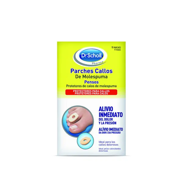SCHOLL Parches Callos Molespuma 9 parches