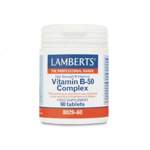 Lamberts Vitamina B-50 Complex 60 Comprimidos