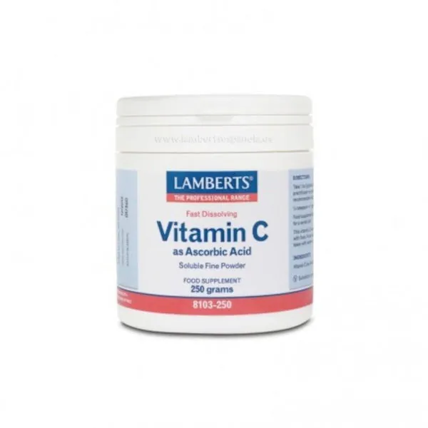 Lamberts Ácido Ascórbico (Vitamina C en polvo) 250 g