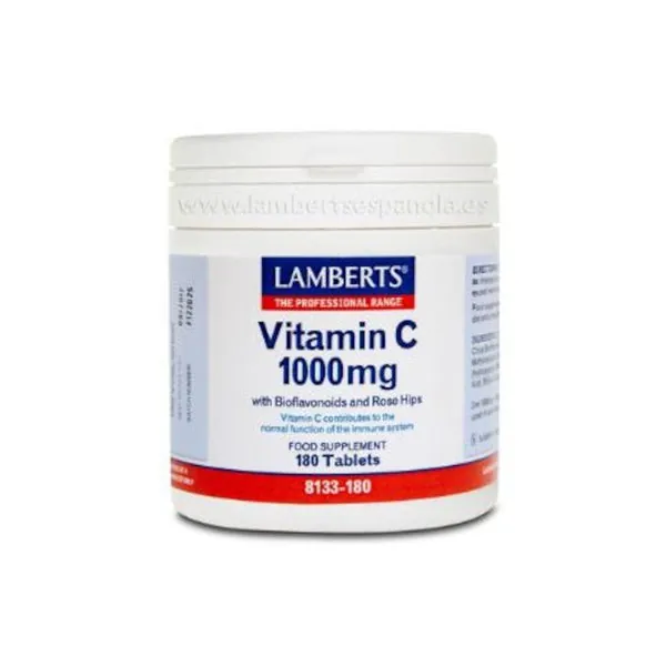 Lamberts Vitamina C 1000 mg con Bioflavonoides 180 Comprimidos