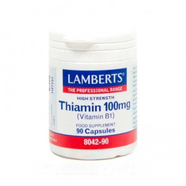 Lamberts Vitamina B1 (Tiamina) 100 mg 90 Cápsulas