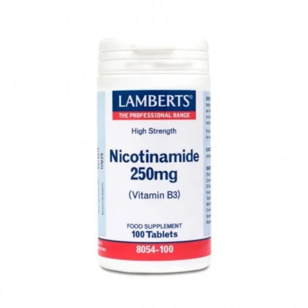 Lamberts Nicotinamida 250 mg 100 Comprimidos