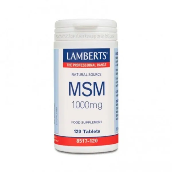 Lamberts MSM 1000 mg 120 Comprimidos
