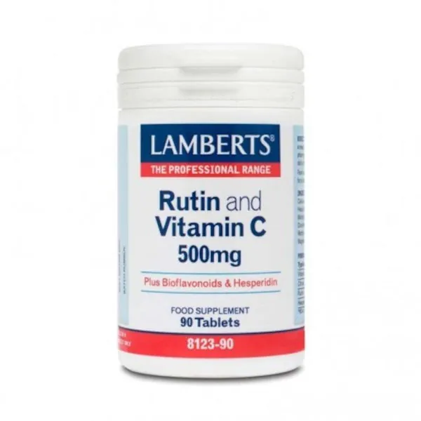 Lamberts Rutin + Vitamina C + Bioflavonoides 90 Comprimidos