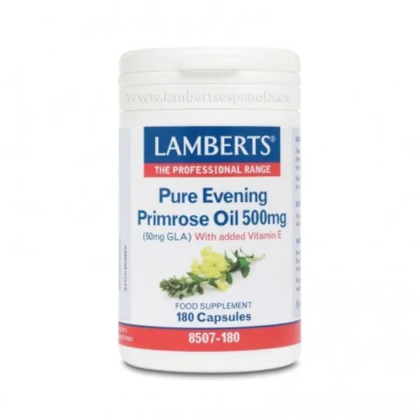 Lamberts Aceite de Prímula 500 mg 180 Cápsulas