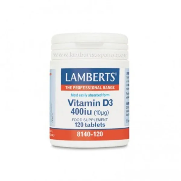 Lamberts Vitamina D3 400 UI 120 Comprimidos