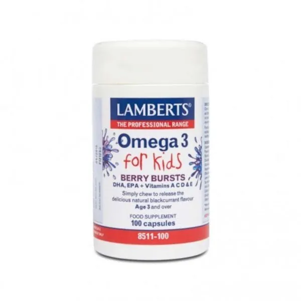 Lamberts Omega 3 For Kids 100 Cápsulas