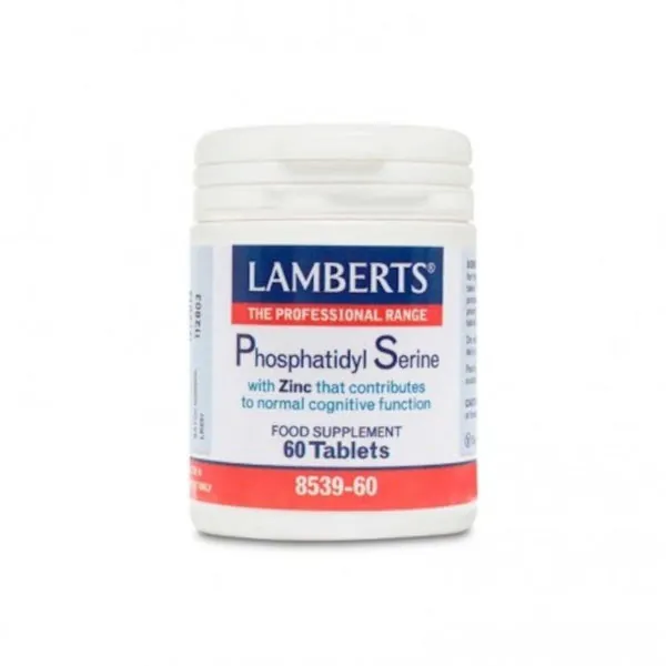 Lamberts Fosfatidil Serina 100 mg Zinc 60 Comprimidos
