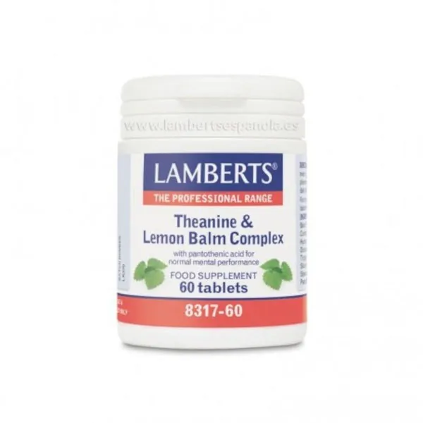 Lamberts Complejo de Teanina y Bálsamo de Limón 60 Comprimidos