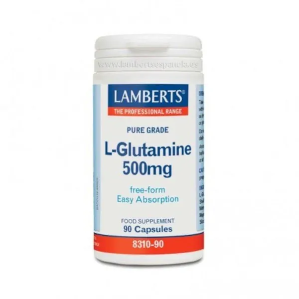 Lamberts L-Glutamina 500 mg 90 Cápsulas